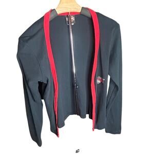 Harley Davidson Black with red trim sweater size xl